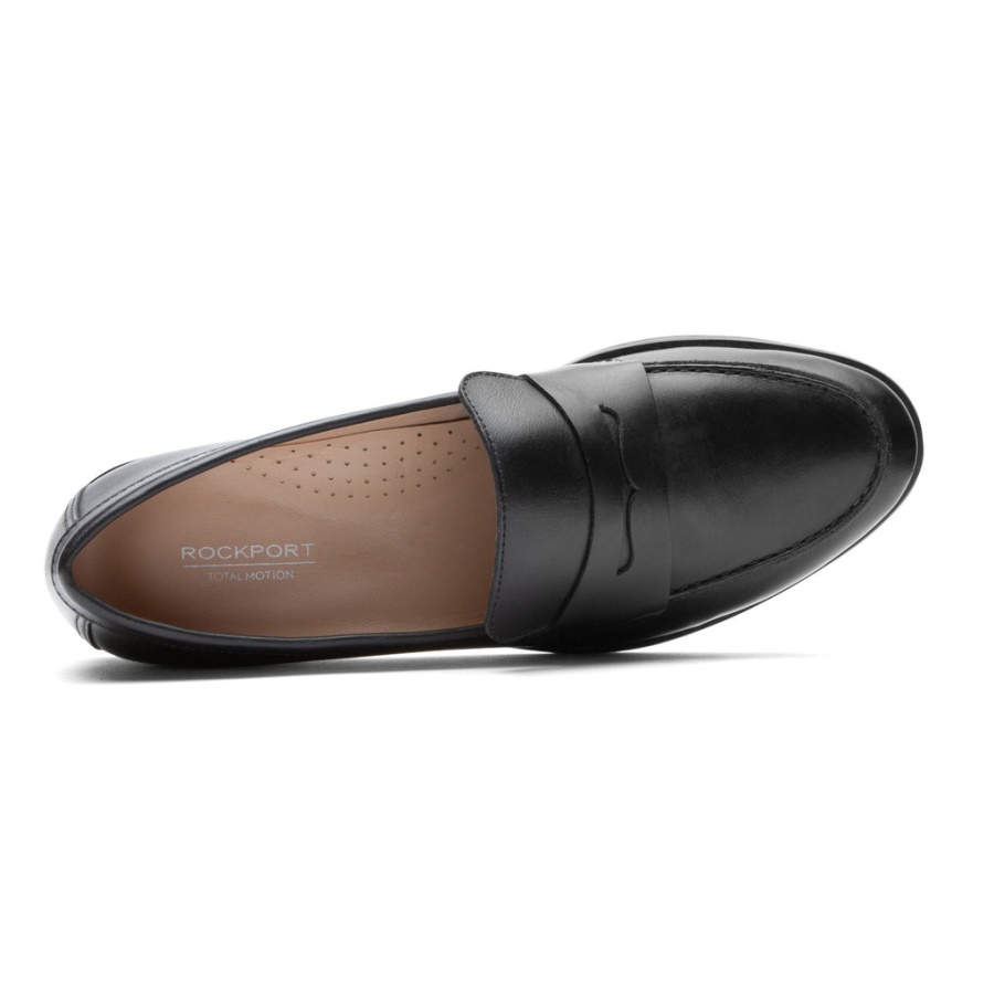 Mocassim Feminino Rockport Total Motion Sena Penny Preto