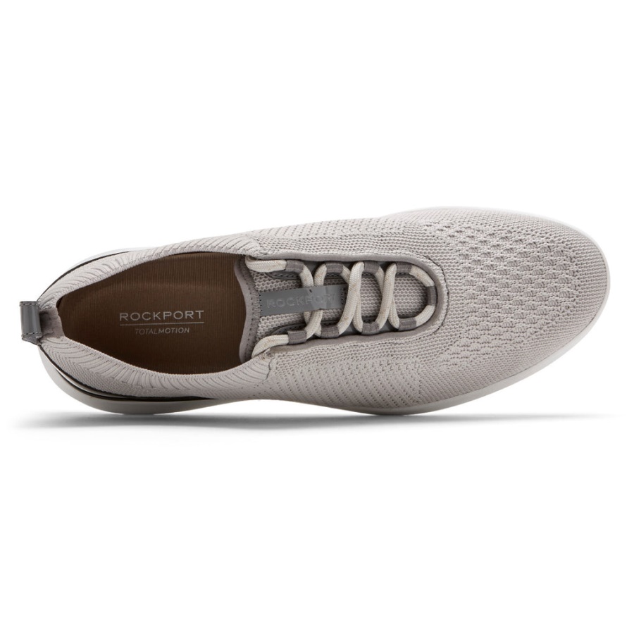 Rockport Feminino Movimento Total Esporte Malha Tênis Malha Cinza
