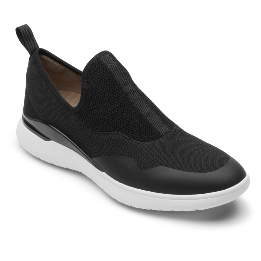 Rockport Feminino Total Motion Sport Mesh Slip-on Black Eco