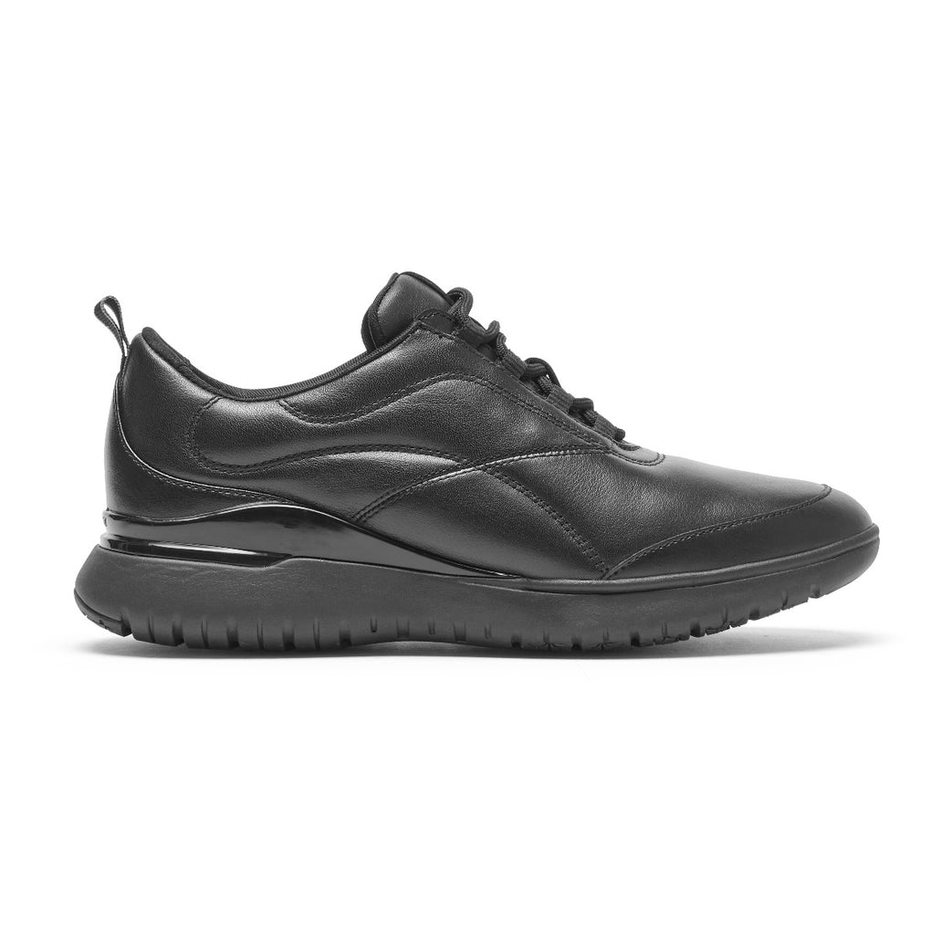 Tênis Rockport Feminino Total Motion Sport Couro Preto
