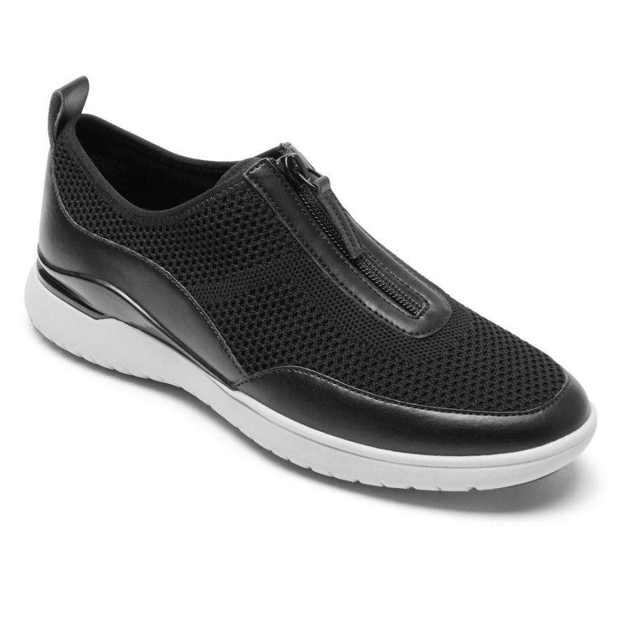Tênis Rockport Feminino Total Motion Sport Com Zíper Preto