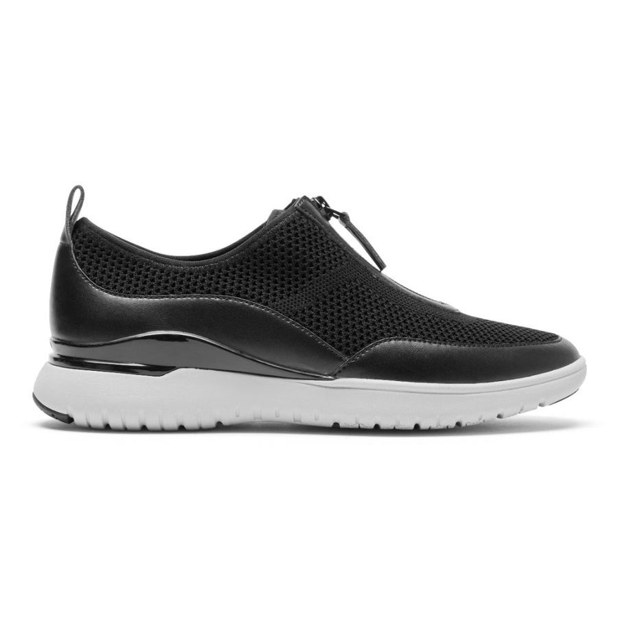 Tênis Rockport Feminino Total Motion Sport Com Zíper Preto