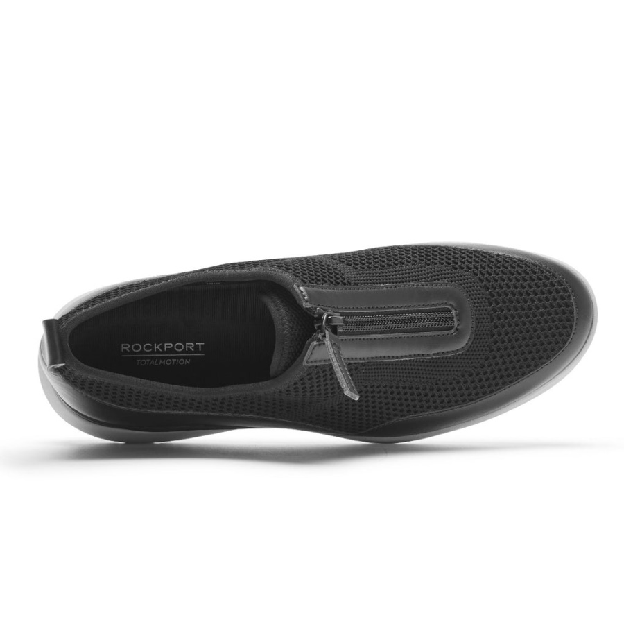 Tênis Rockport Feminino Total Motion Sport Com Zíper Preto