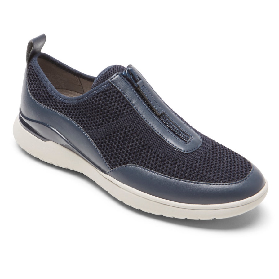 Tênis Rockport Feminino Total Motion Sport Zip Marinho