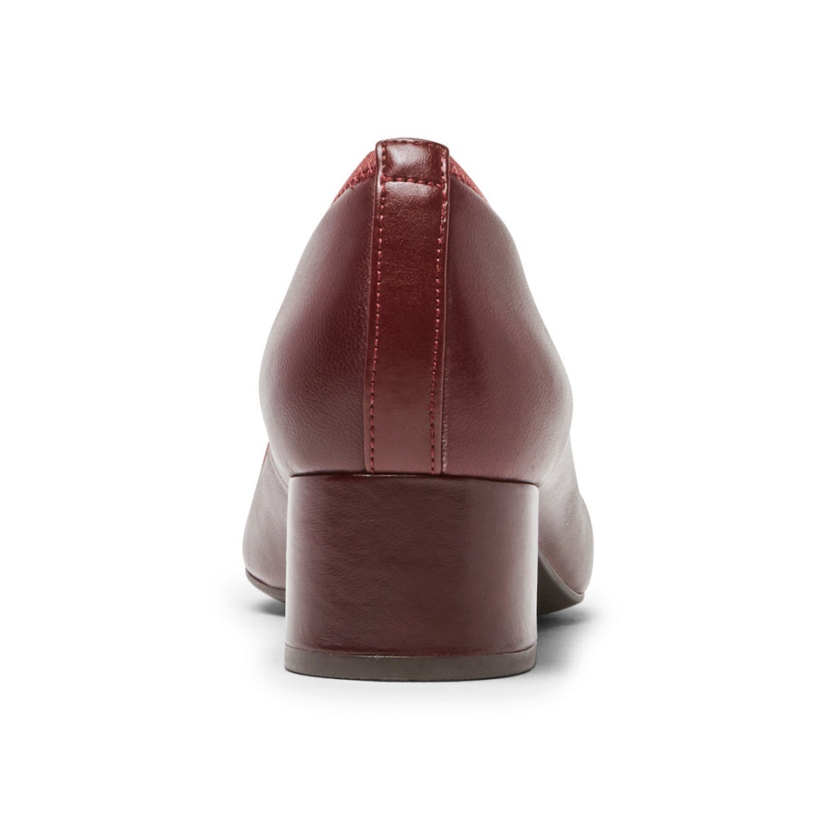 Bomba Rockport Feminina Total Motion Sydney Bow Oxblood