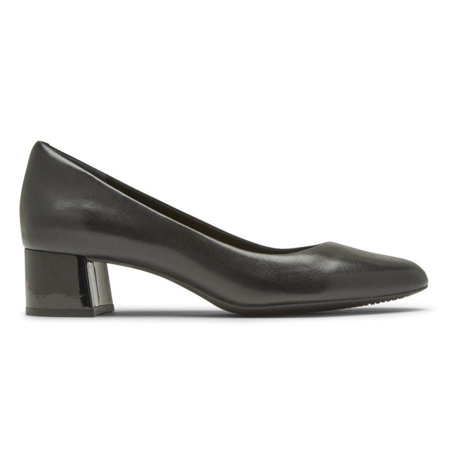 Rockport Feminino Total Motion Sydney Pump Couro Preto