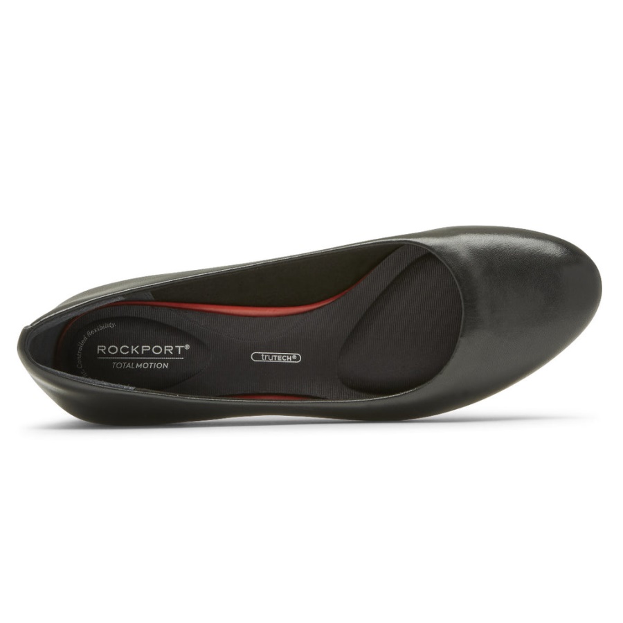 Rockport Feminino Total Motion Sydney Pump Couro Preto