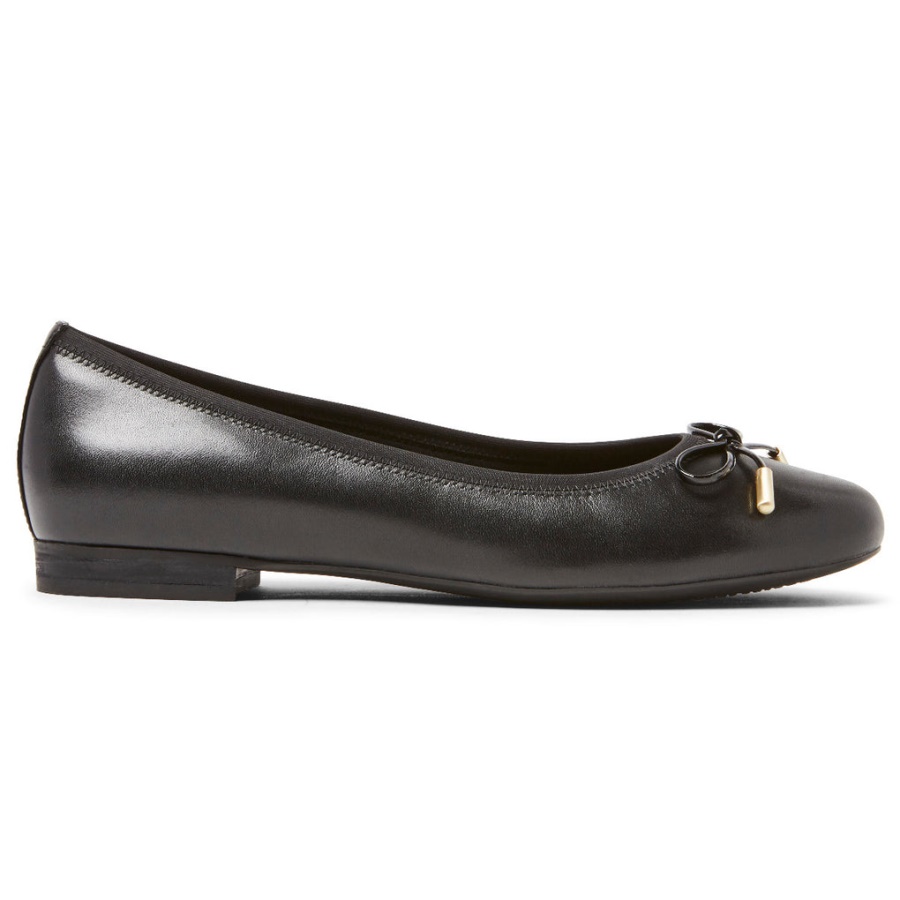 Rockport Movimento Total Feminino Tavia Ballet Flat Black