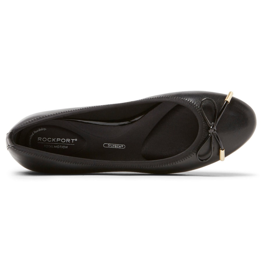 Rockport Movimento Total Feminino Tavia Ballet Flat Black
