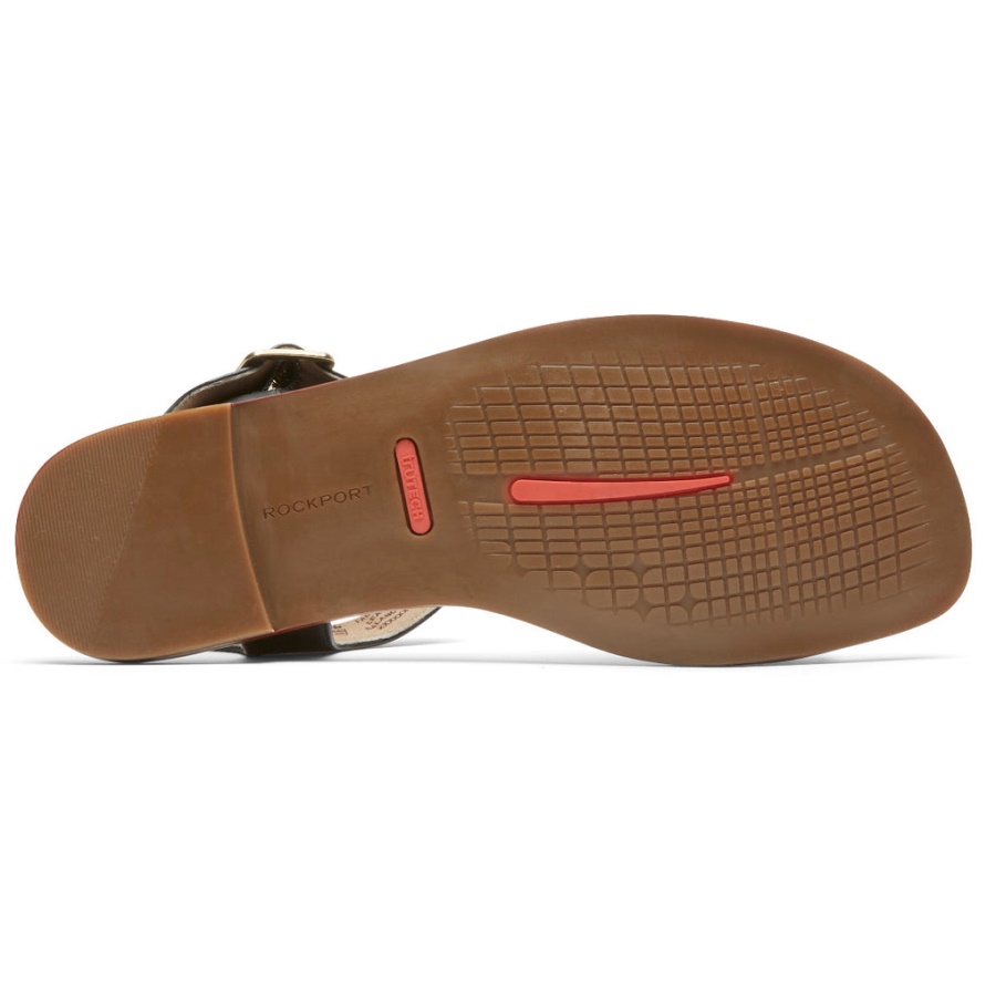 Sandália Rockport Feminina Total Motion Zadie Fivela Preta