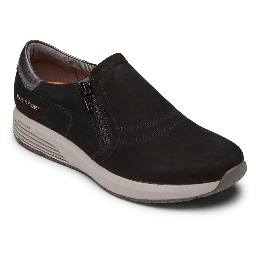Tênis Slip-on Rockport Feminino Trustride Prowalker Preto