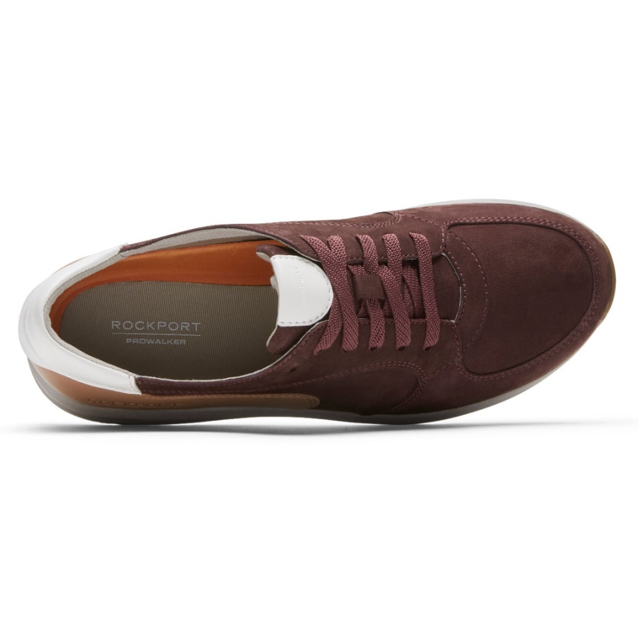 Tênis Feminino Rockport Trustride Prowalker Oxblood