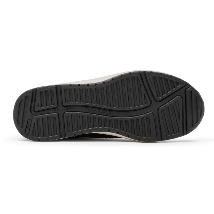 Tênis Feminino Rockport Trustride Prowalker Com Zíper Preto