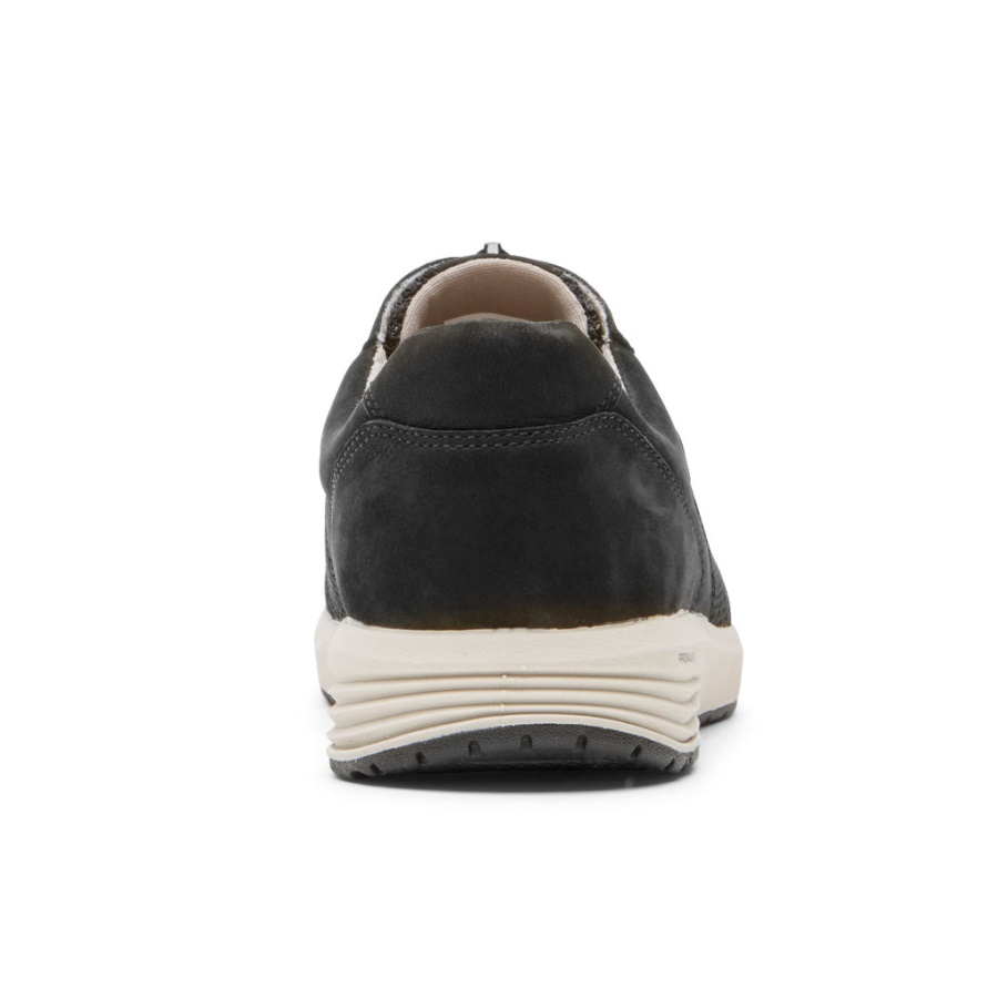 Tênis Feminino Rockport Trustride Prowalker Com Zíper Preto