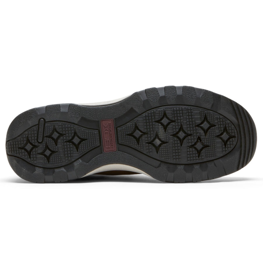 Bota Feminina Rockport Xcs Spruce Pico à Prova D'água Oxblood