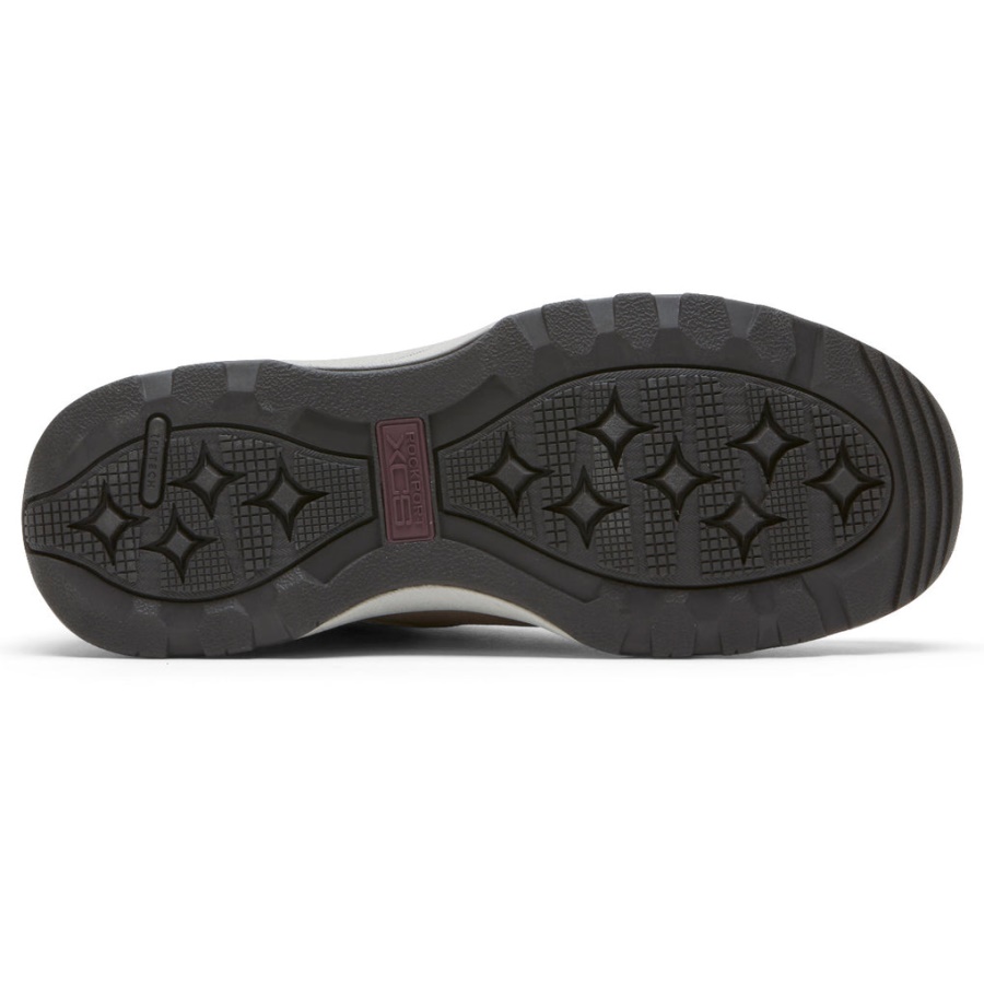 Botas Femininas Rockport Xcs Spruce Pico Taupe Impermeável