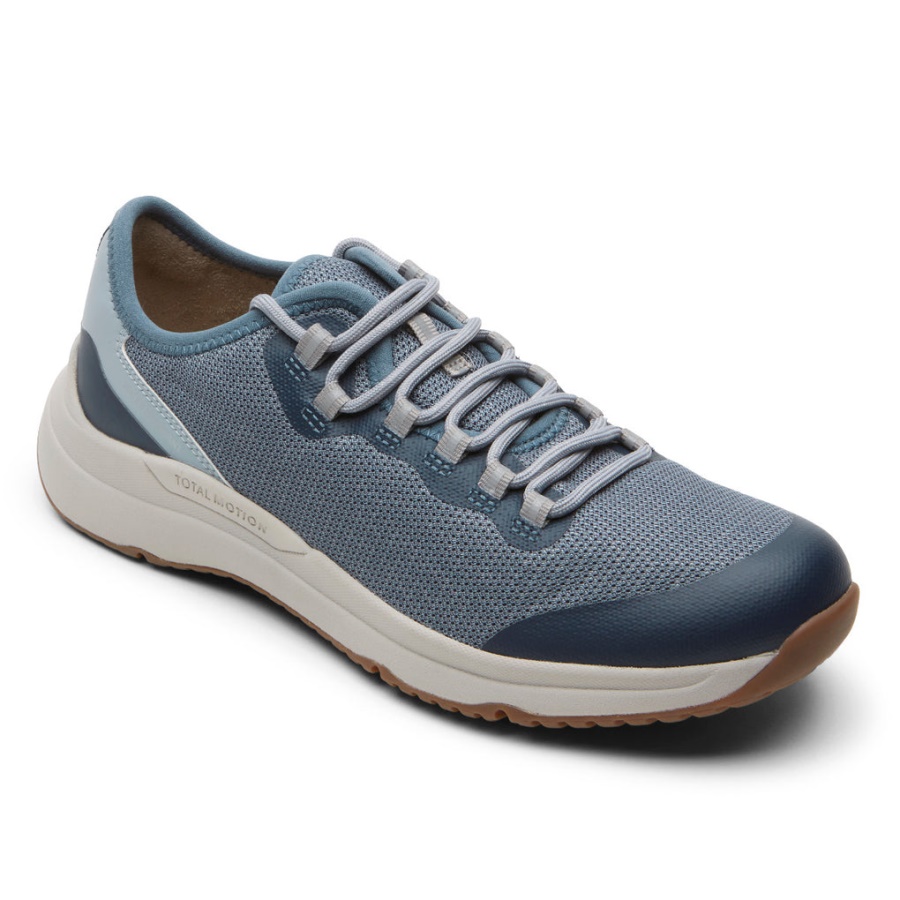Rockport Feminino Xcs Total Motion Trail Com Cadarço Azul Ardósia Resistente à água Eco