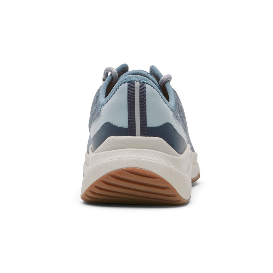 Rockport Feminino Xcs Total Motion Trail Com Cadarço Azul Ardósia Resistente à água Eco