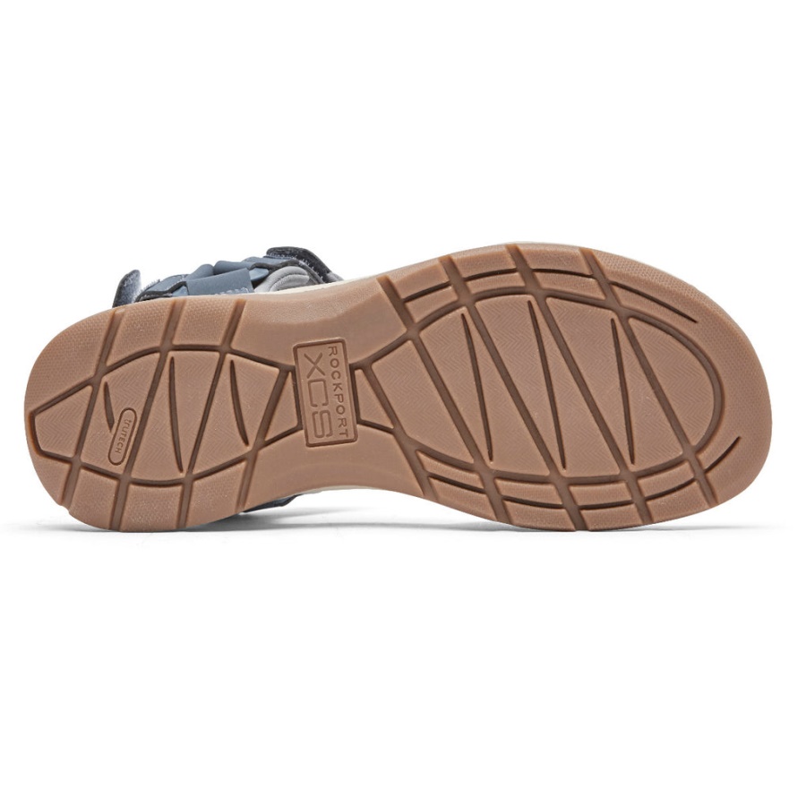 Sandália Lavável Tech Xcs Trail Feminina Rockport Ardósia Azul