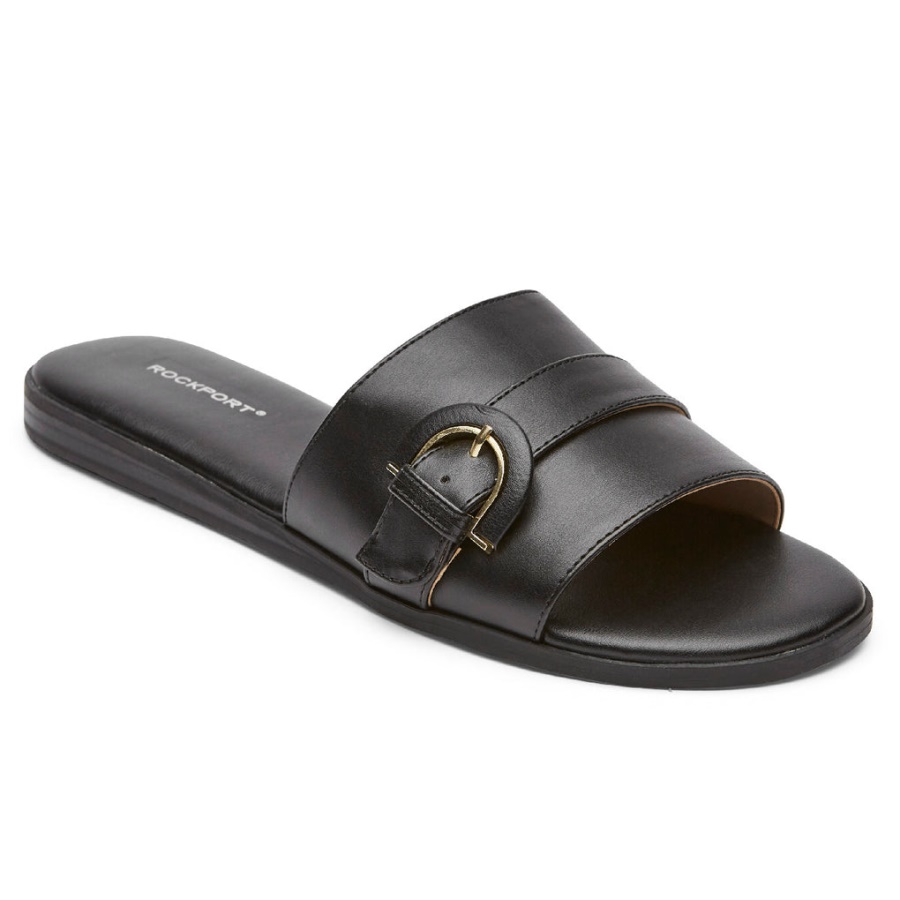 Yara Slide Feminino Rockport Preto