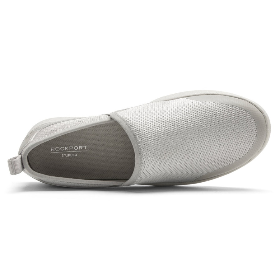 Rockport Feminino Truflex Fly Lavável Tricô Slip-on Pomba Lavável Tricô Lavável