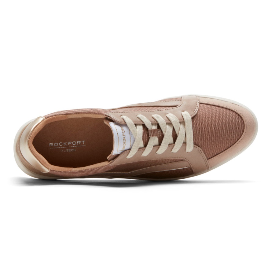 Tênis Retrô Truflex Navya Feminino Rockport Taupe
