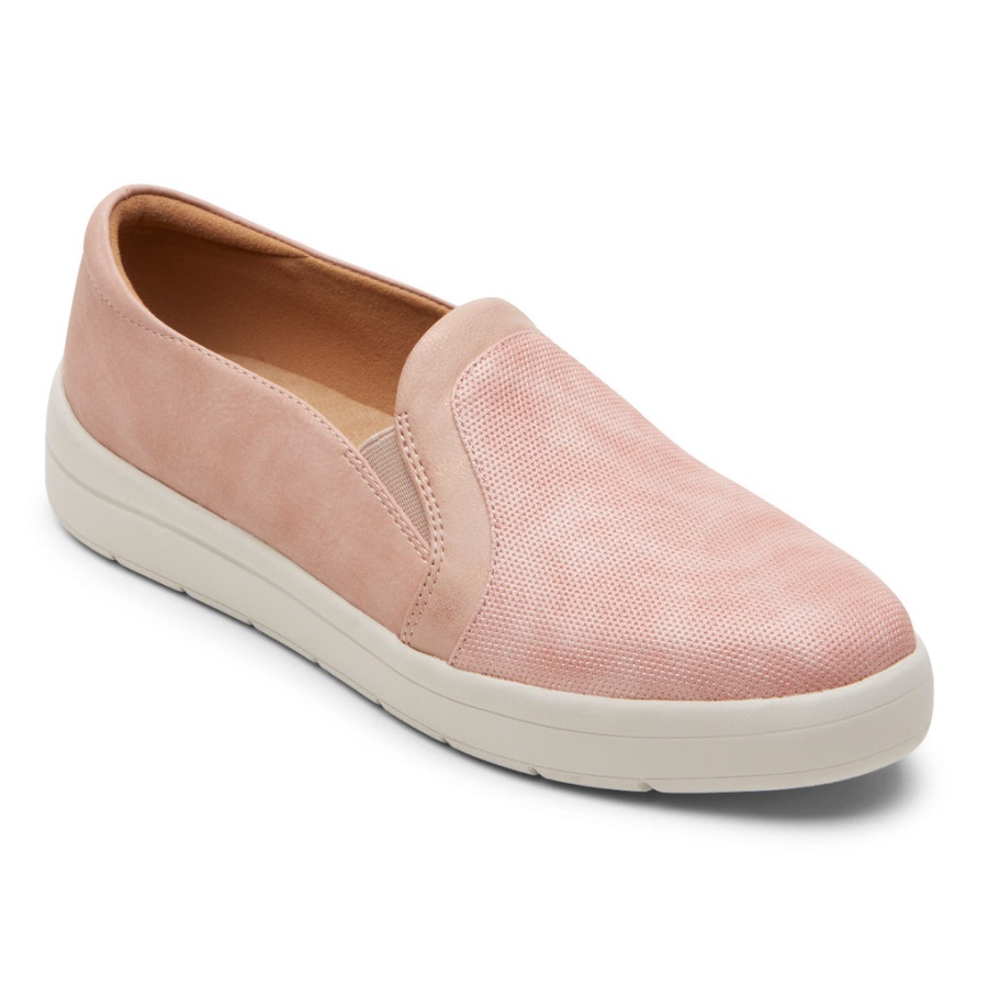 Rockport Truflex Navya Slip-on Rosa Toscana Feminino