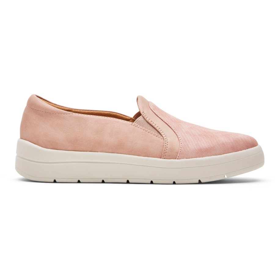 Rockport Truflex Navya Slip-on Rosa Toscana Feminino