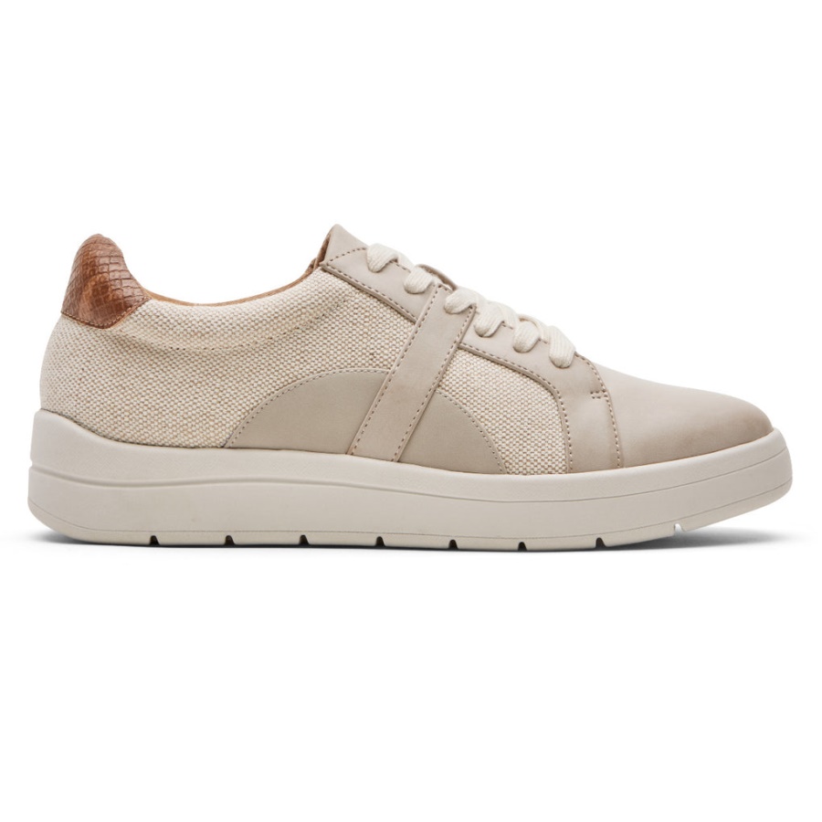 Tênis Truflex Navya Feminino Rockport Taupe
