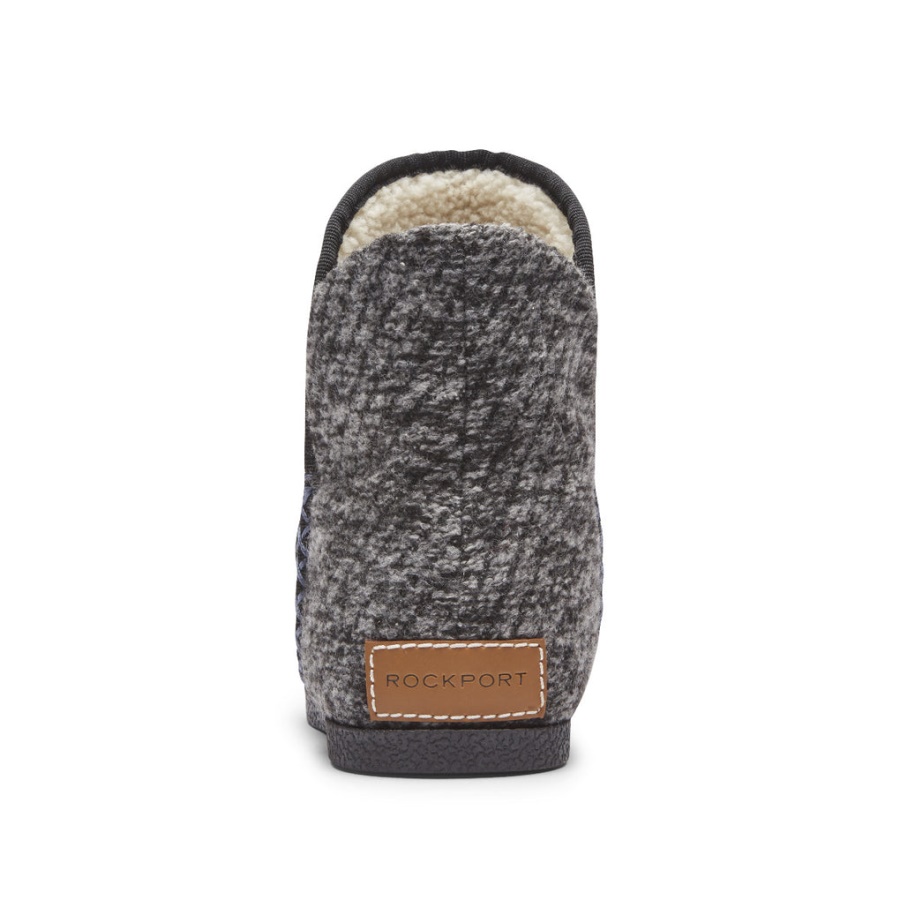 Bota Sapatilha Feminina Trutech Veda Rockport Preta Cinza