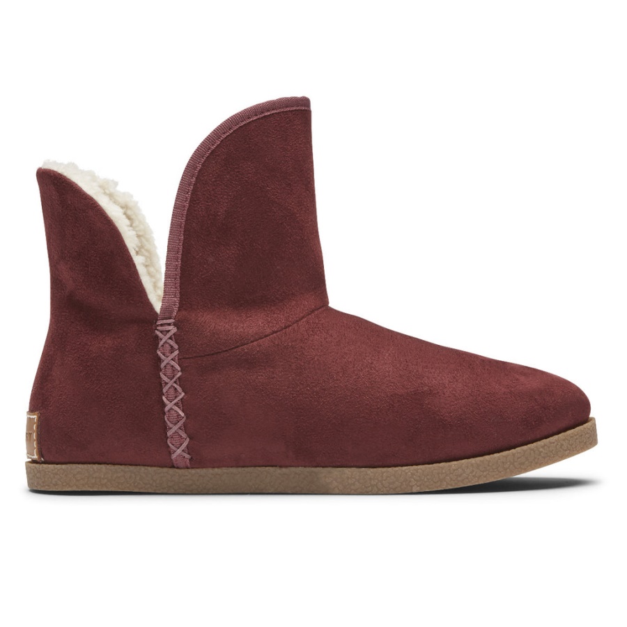 Bota De Chinelo Veda Trutech Feminina Rockport Merlot
